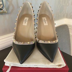 NEW- VALENTINO ROCKSTUD PUMP 85MM sz 39 US/ sz 8.5